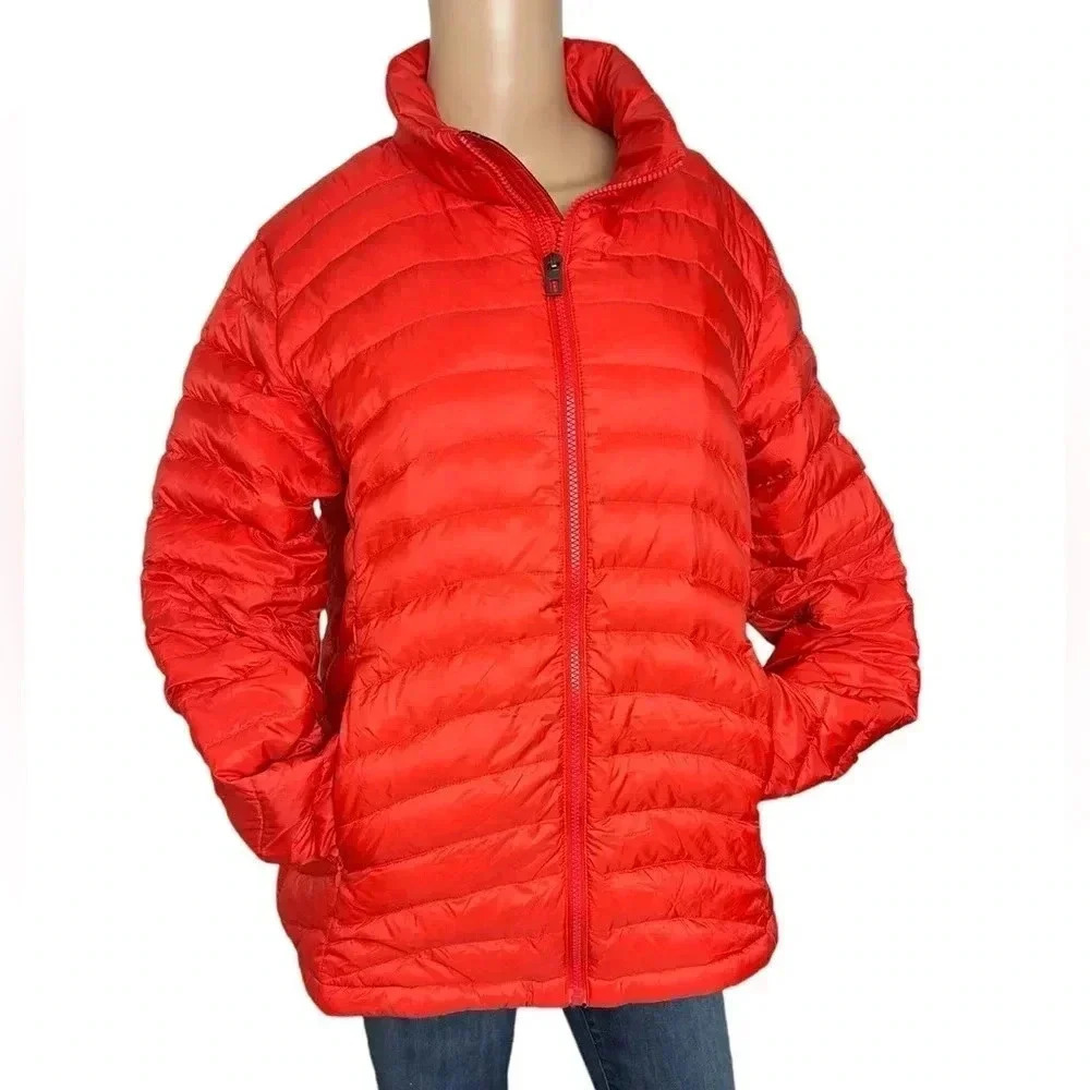 Regna X Kolon Sport Goosedown Lightweight  Puffer Jacket Men Size XL Red